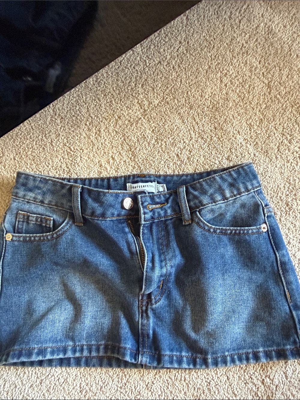 Women’s Blue Denim Mini Skirt